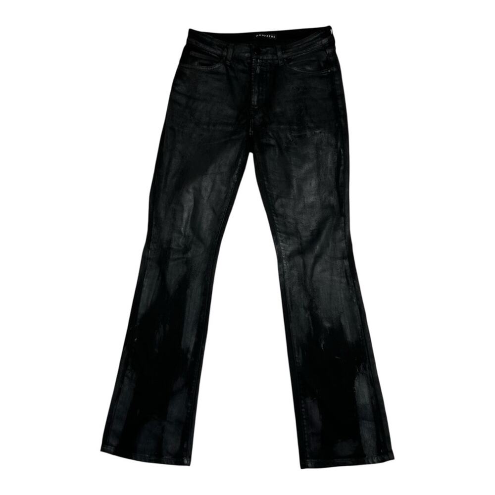 Monfrere Clint Jeans Vin Coated Noir Japanese Denim Size 30